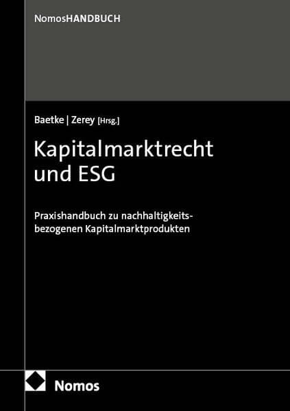 Kapitalmarktrecht und ESG