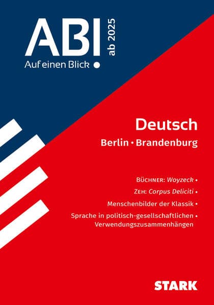 STARK Deutsch - Abi - Auf einen Blick! ab 2025 Berlin/Brandenburg
