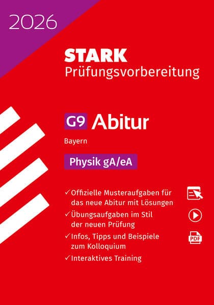 STARK Physik gA/eA - Abitur 2026 Bayern - Prüfungsvorbereitung