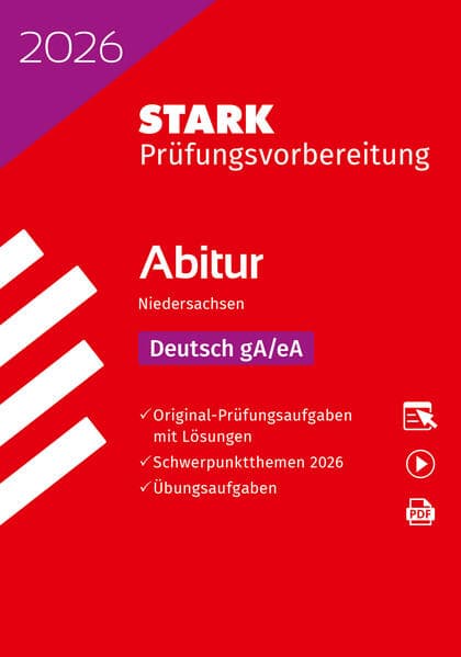 STARK Deutsch gA/eA - Abitur 2026 Niedersachsen - Prüfungsvorbereitung