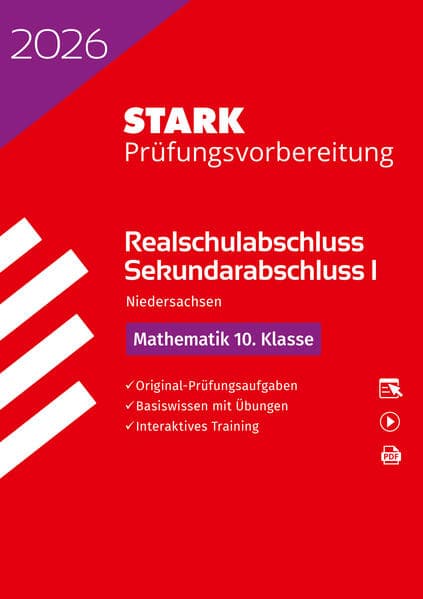 STARK Mathematik - Realschulabschluss 2026 Niedersachsen - Prüfungsvorbereitung