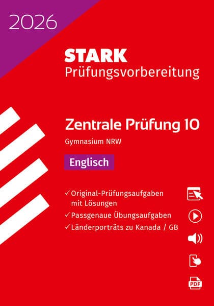 STARK Englisch 10. Klasse - Zentrale Prüfung (ZP10) Gymnasium 2026 NRW - Prüfungsvorbereitung