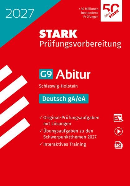 STARK Deutsch gA/eA - Abitur 2027 Schleswig-Holstein - Prüfungsvorbereitung