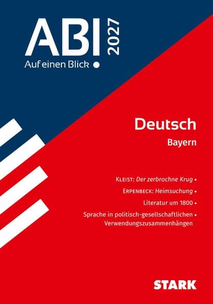 STARK Deutsch - Abi - Auf einen Blick! 2027 Bayern