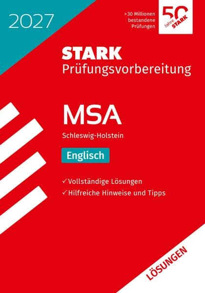 STARK Lösungen zu Englisch - MSA 2027 Schleswig-Holstein - Prüfungsvorbereitung