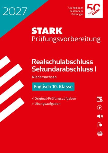 STARK Englisch - Realschulabschluss 2027 Niedersachsen - Prüfungsvorbereitung