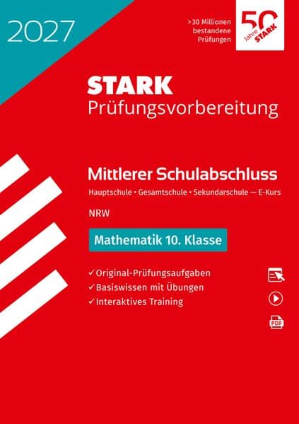 STARK Mathematik - Mittlerer Schulabschluss (MSA) 2027 NRW Hauptschule Typ B/ Gesamtschule/Sekundarschule - Prüfungsvorbereitung