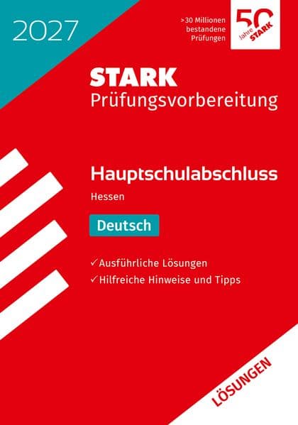 STARK Lösungen zu Deutsch - Hauptschulabschluss 2027 Hessen - Prüfungsvorbereitung