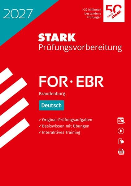 STARK Deutsch - FOR/EBR 2027 Brandenburg - Prüfungsvorbereitung