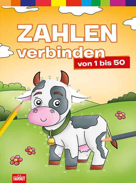 Zahlen verbinden von 1 bis 50