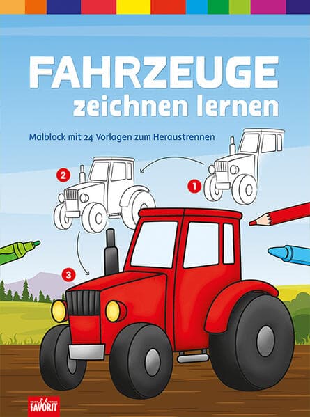 Fahrzeuge zeichnen lernen