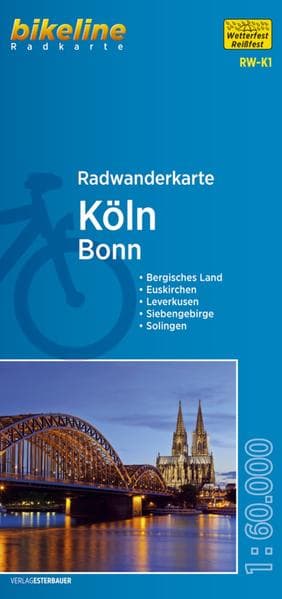Radwanderkarte Köln Bonn RW-K1