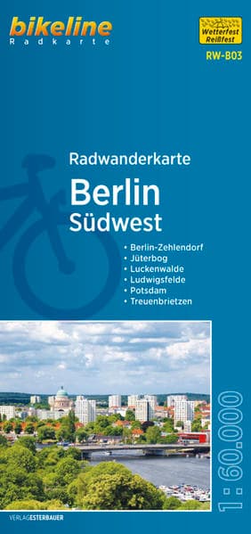Radwanderkarte Berlin Südwest (RW-B03)