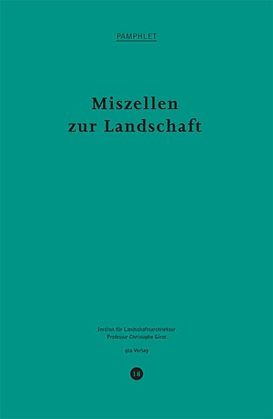Miszellen zur Landschaft