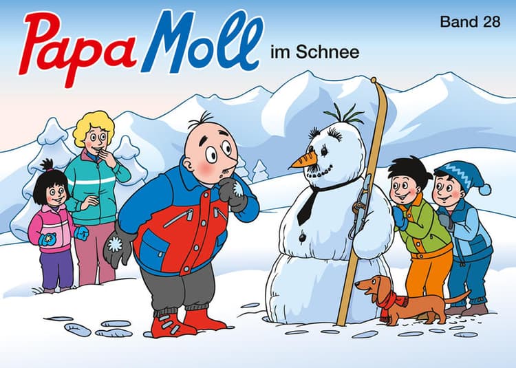 Papa Moll im Schnee