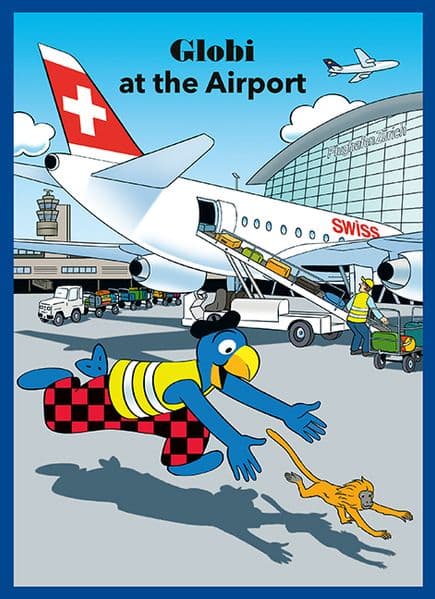Globi at the Airport