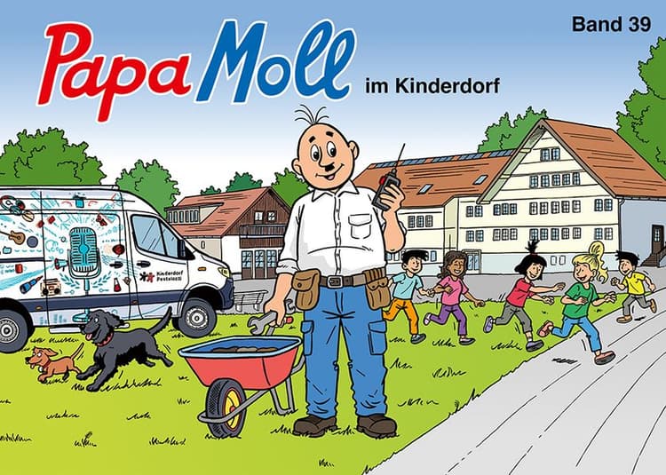 Papa Moll im Kinderdorf