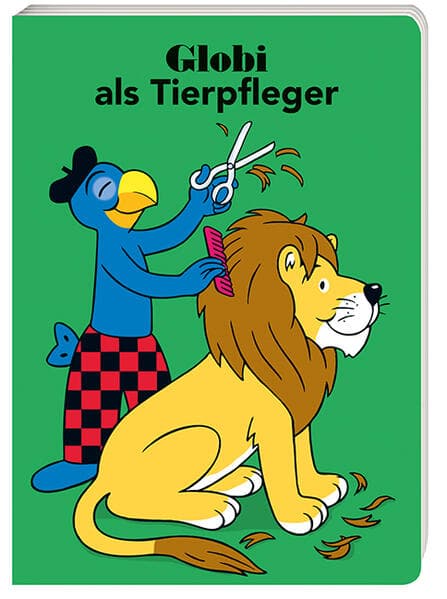 Globi als Tierpfleger