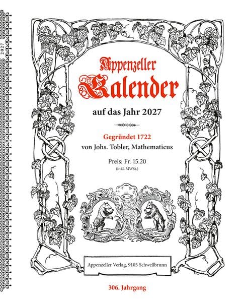 Appenzeller Kalender 2027