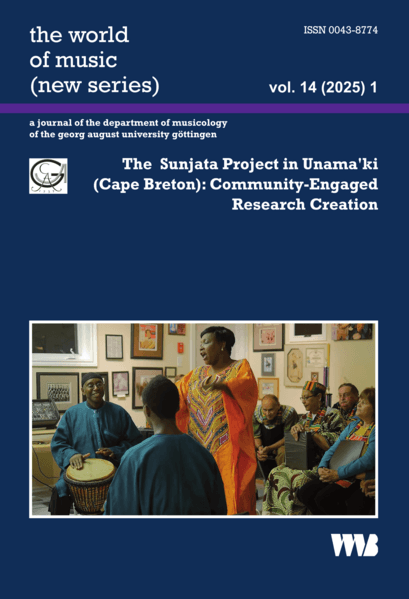 the world of music (new series) vol. 14 (2025) 1