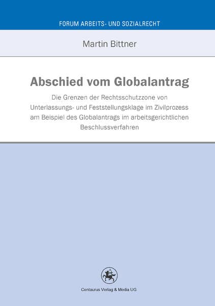 Abschied vom Globalantrag