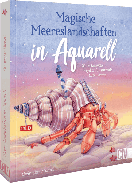 Magische Meereslandschaften in Aquarell
