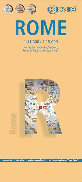 Rome, Rom, Borch Map