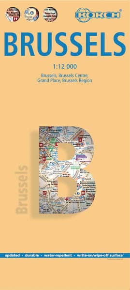 Brussels, Brüssel, Borch Map