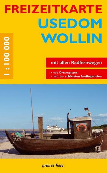 Freizeitkarte Usedom, Wollin
