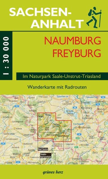 Wanderkarte Naumburg, Freyburg Doppelkarte