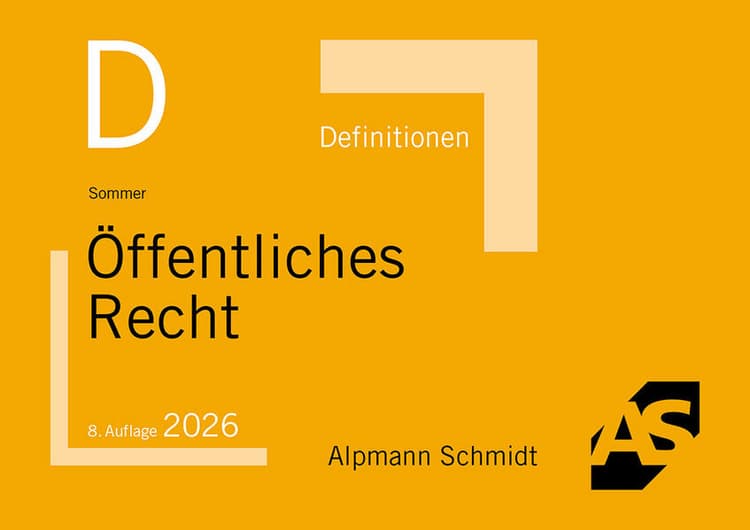 Definitionen Öffentliches Recht