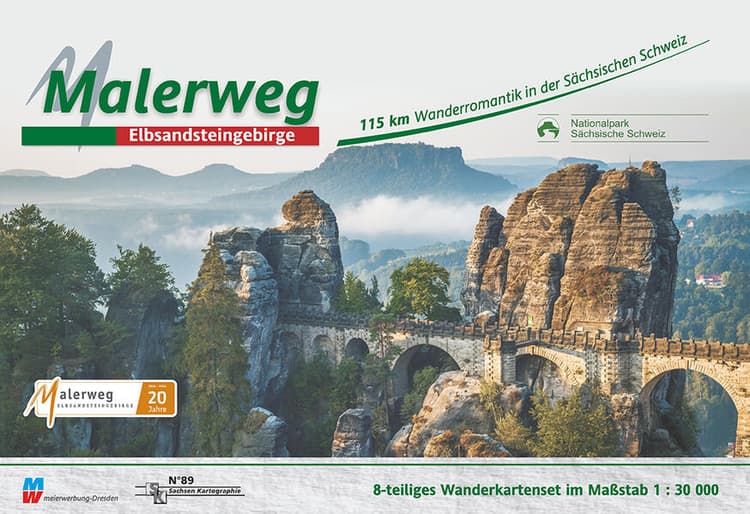 Malerweg - Sächsische Schweiz 1 : 30 000