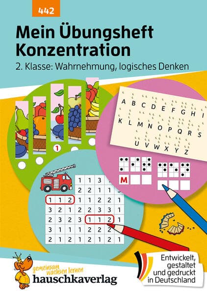 Mein Übungsheft Konzentration 2. Klasse - Wahrnehmung, logisches Denken