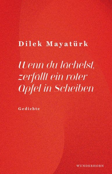 Wenn du lächelst, zerfällt ein roter Apfel in Scheiben
