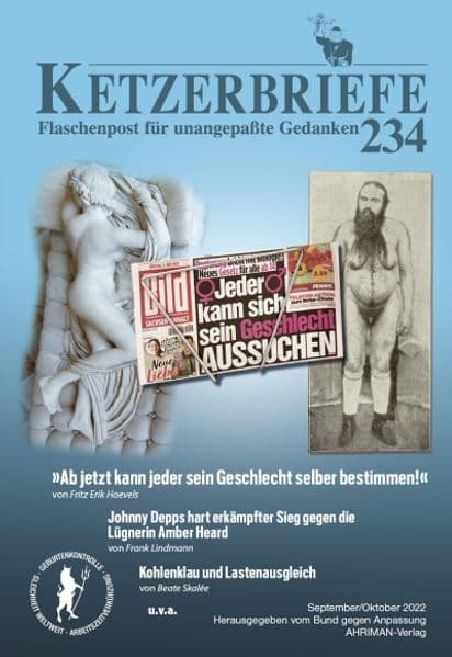 "Ab jetzt kann jeder sein Geschlecht selber bestimmen!"