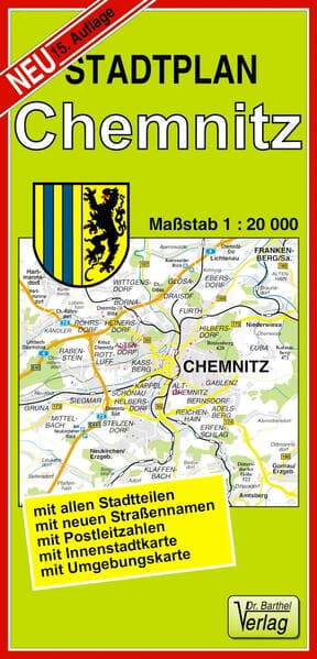 Stadtplan Chemnitz 1 : 20 000