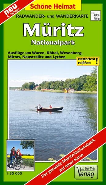 Müritz-Nationalpark 1 : 50 000 Radwander- und Wanderkarte