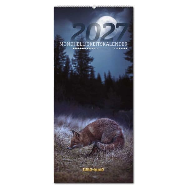 WILD UND HUND Edition: Mondhelligkeitskalender 2027