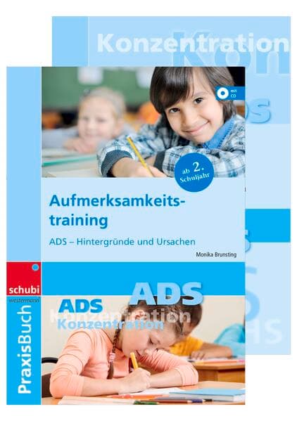 Aufmerksamkeitstraining. Praxisbuch. Kombipaket