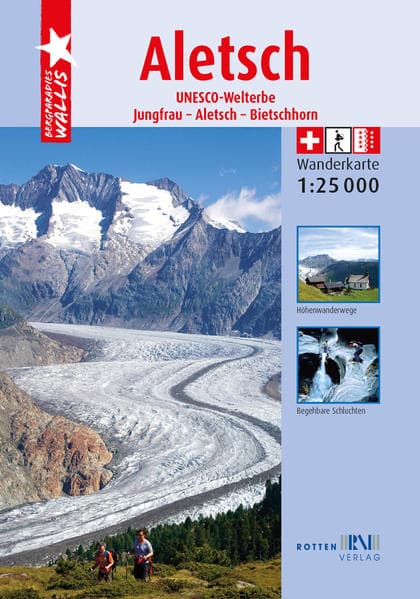 Wanderkarte Aletsch