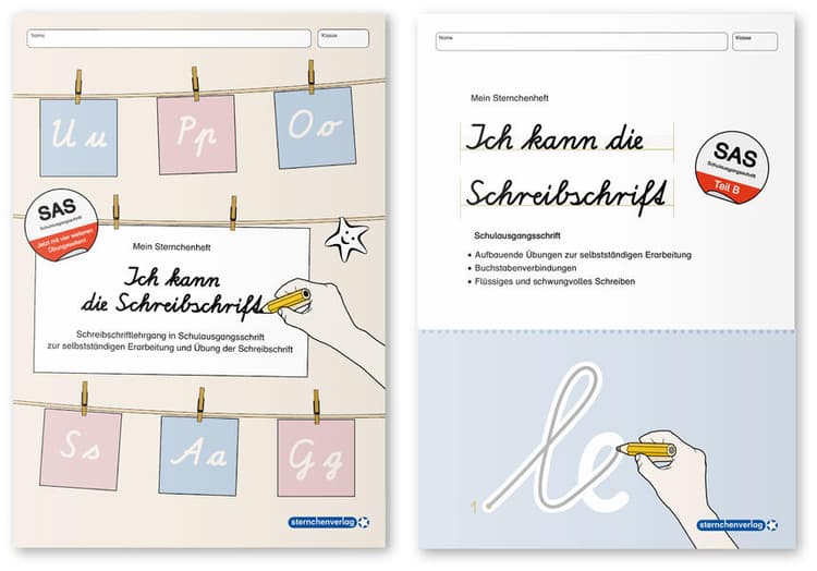 Ich kann die Schreibschrift + Übungsheft zu den Buchstabenverbindungen -Schulausgangsschrift - 2 Hefte