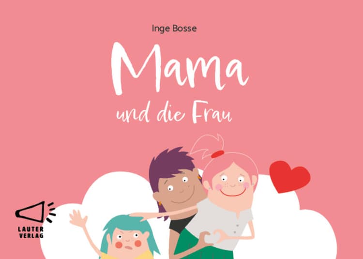 Mama und die Frau in Groß-/Kleinbuchstaben