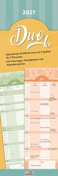 Planer "DUO" Kalender 2027