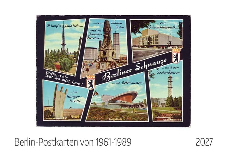 Berlin Postkarten 1961-1989 Kalender 2027