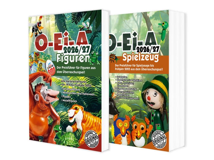 Das O-Ei-A 2er Bundle 2026/27 - O-Ei-A Figuren und O-Ei-A Spielzeug im Doppel mit 3,00 EUR Preisvorteil gegenüber Einzelkauf!