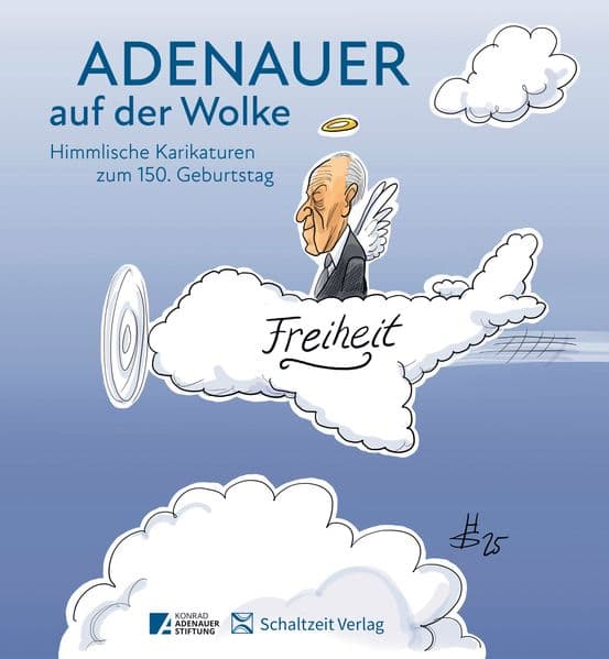 Adenauer auf der Wolke