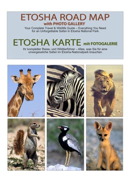ETOSHA KARTE mit Fotogalerie