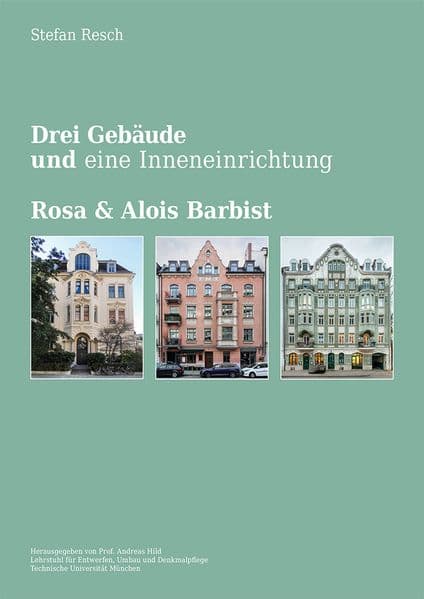 Drei Gebäude und eine Inneneinrichtung