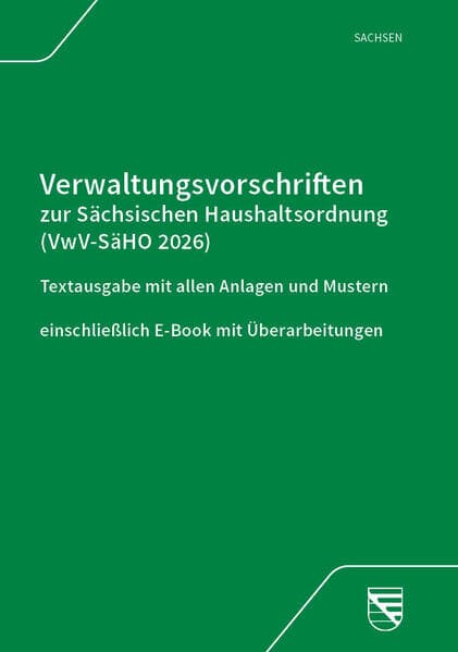 VwV zur Sächsischen Haushaltsordnung (VwV-SäHO 2026)