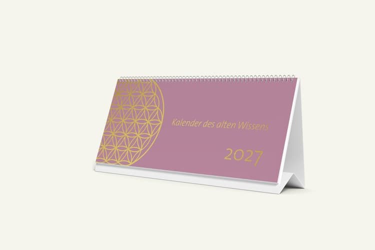 Kalender des alten Wissens - Tischkalender 2027